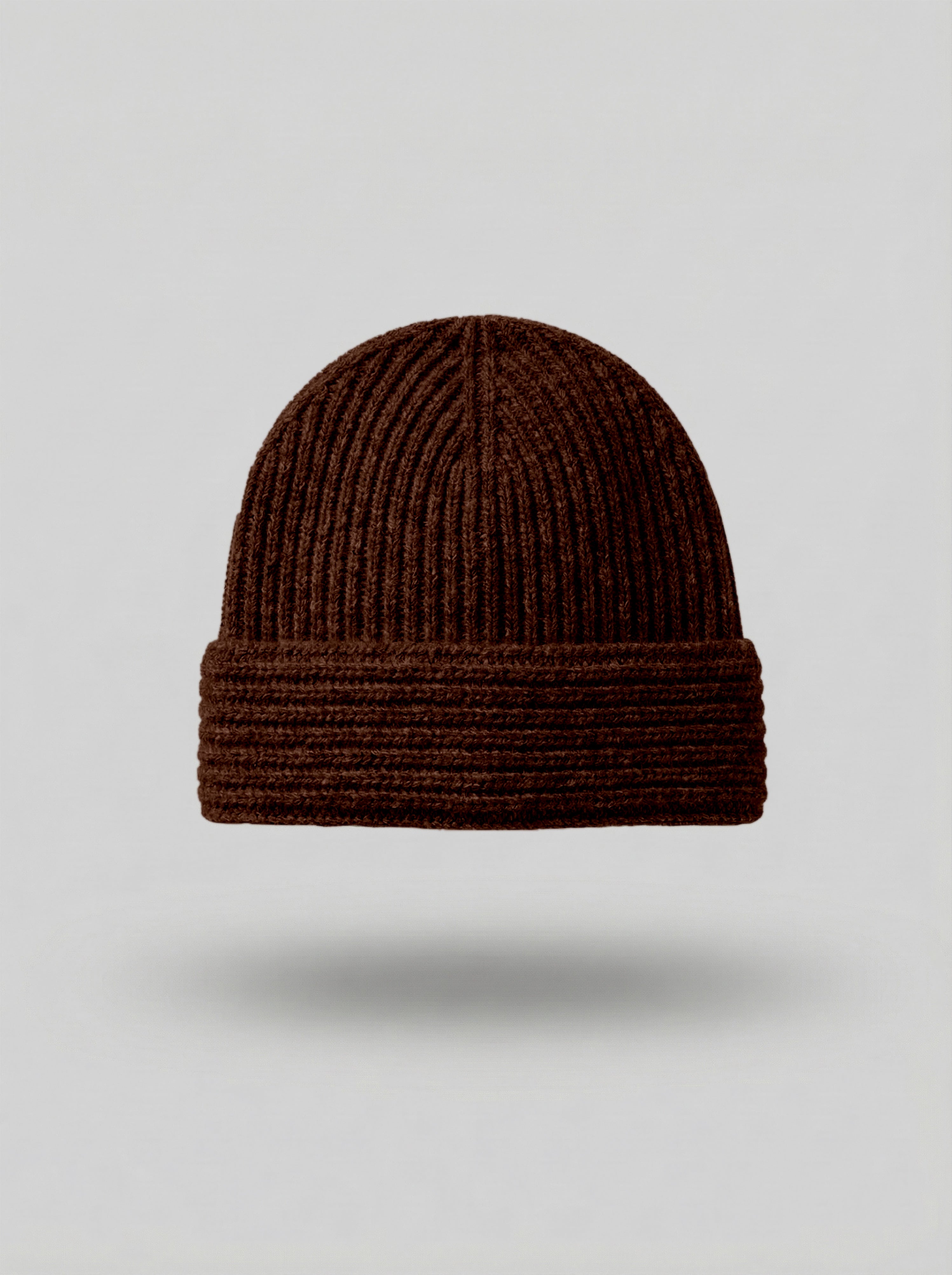 The Cocoon Cashmere Beanie | Heather Cocoa