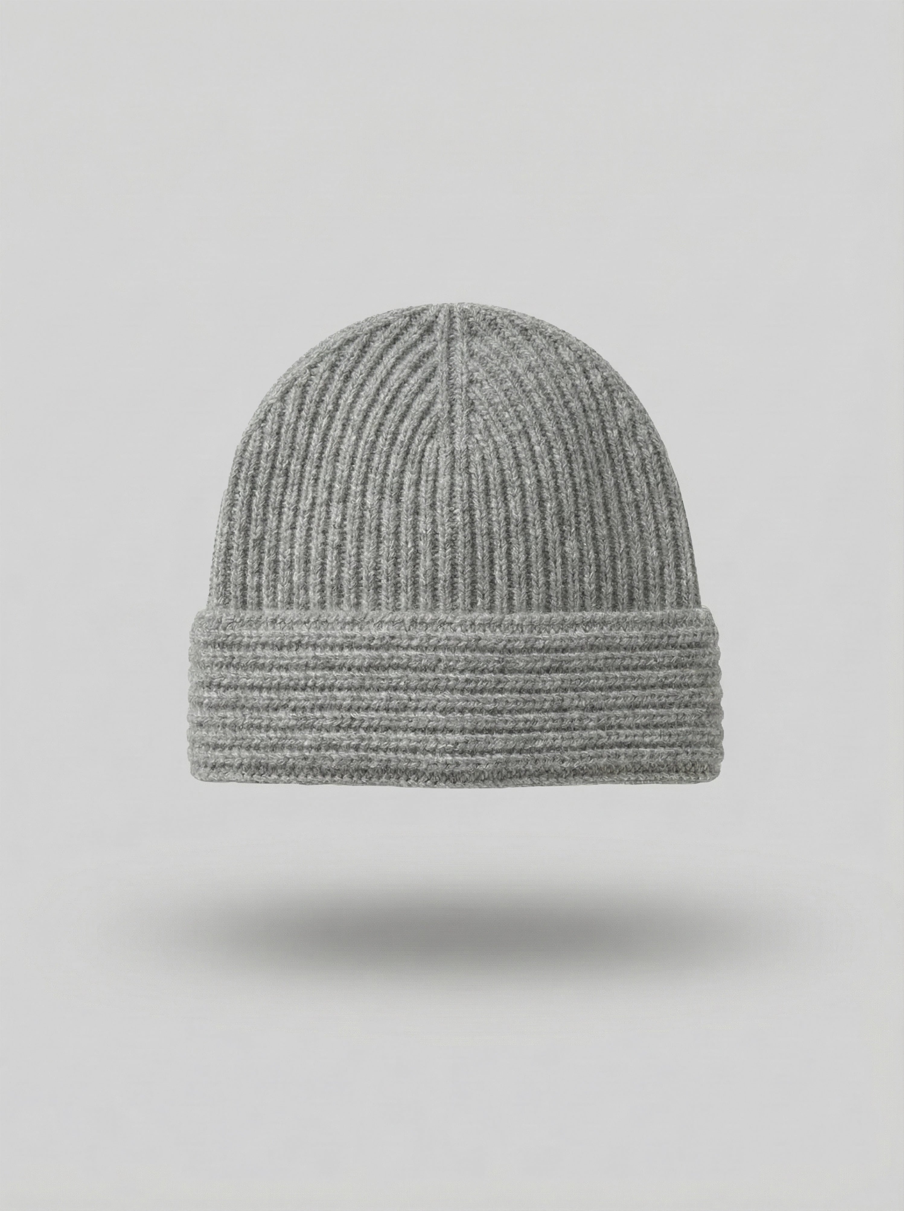 The Cocoon Cashmere Beanie | Heather Grey