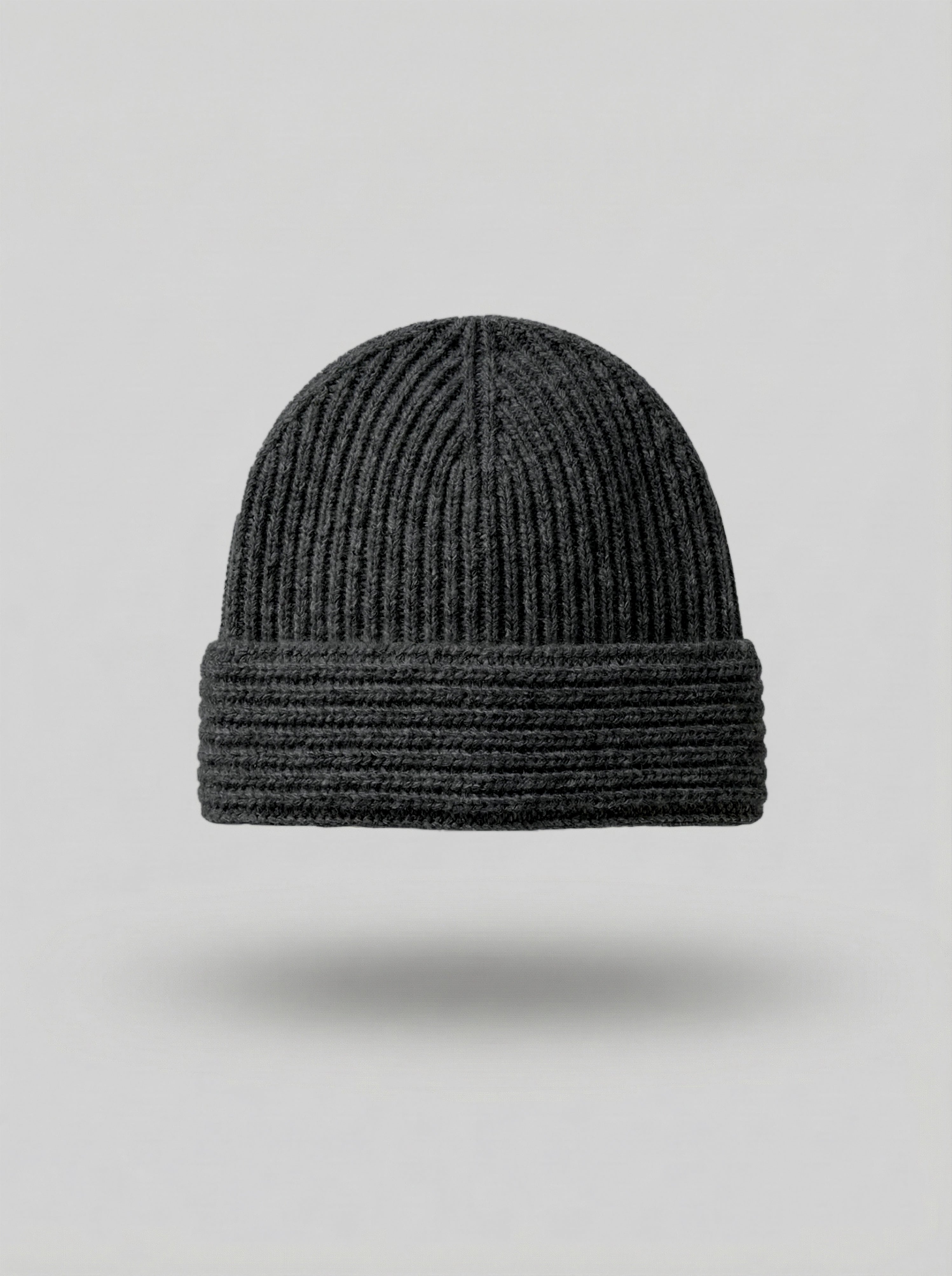 The Cocoon Cashmere Beanie | Heather Slate