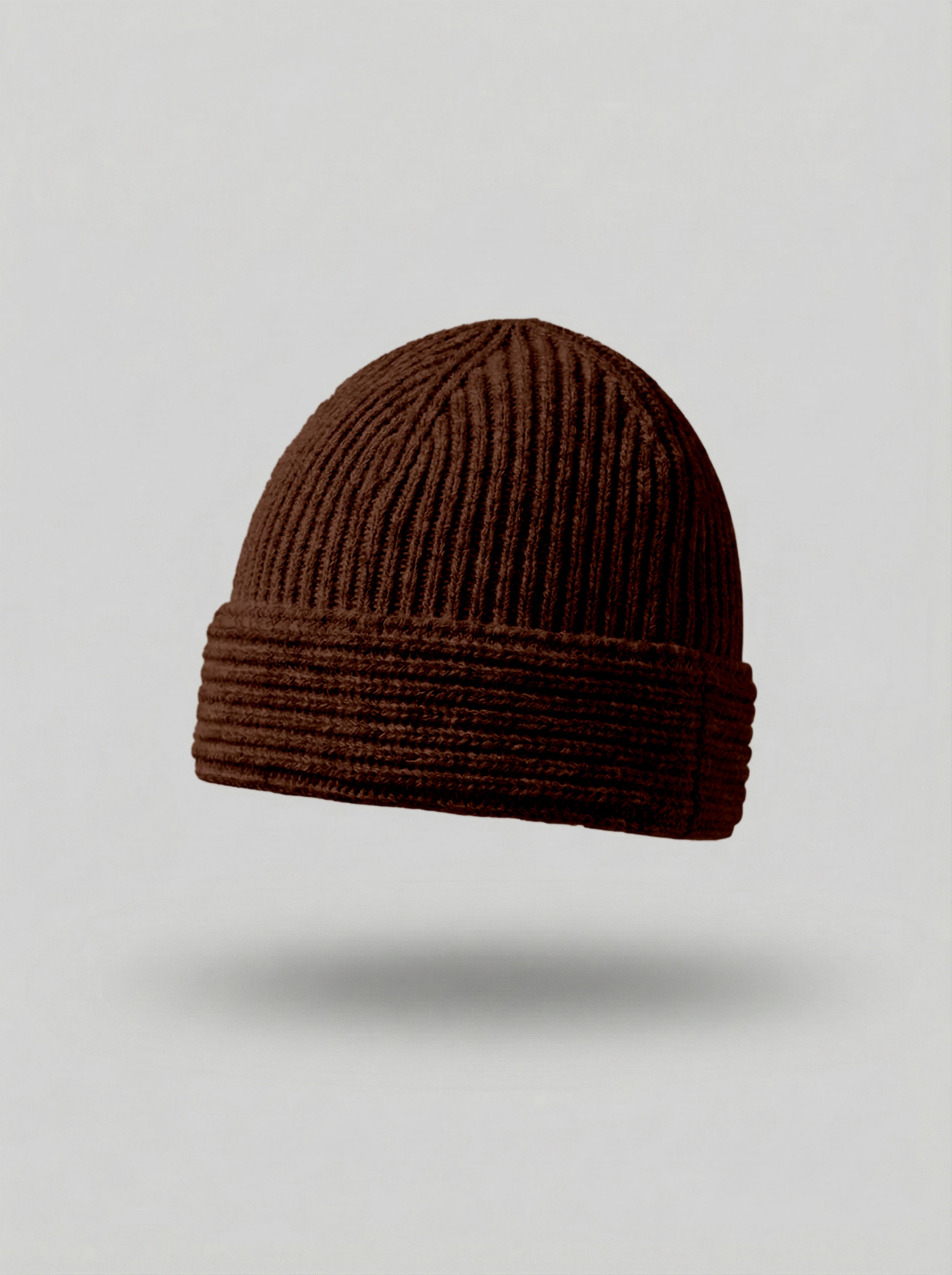 The Cocoon Cashmere Beanie | Heather Cocoa