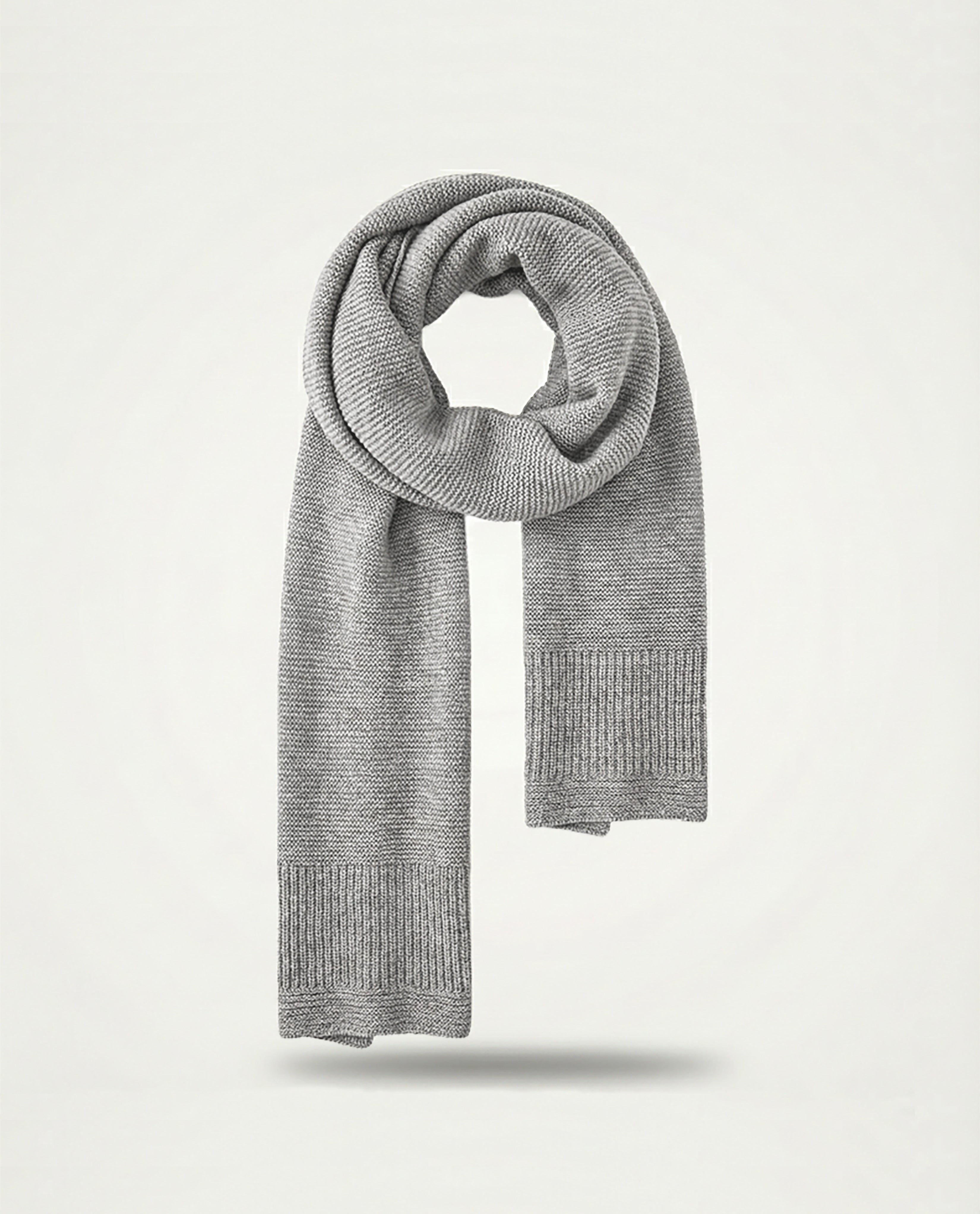 The Cocoon Cashmere Scarf | Heather Grey