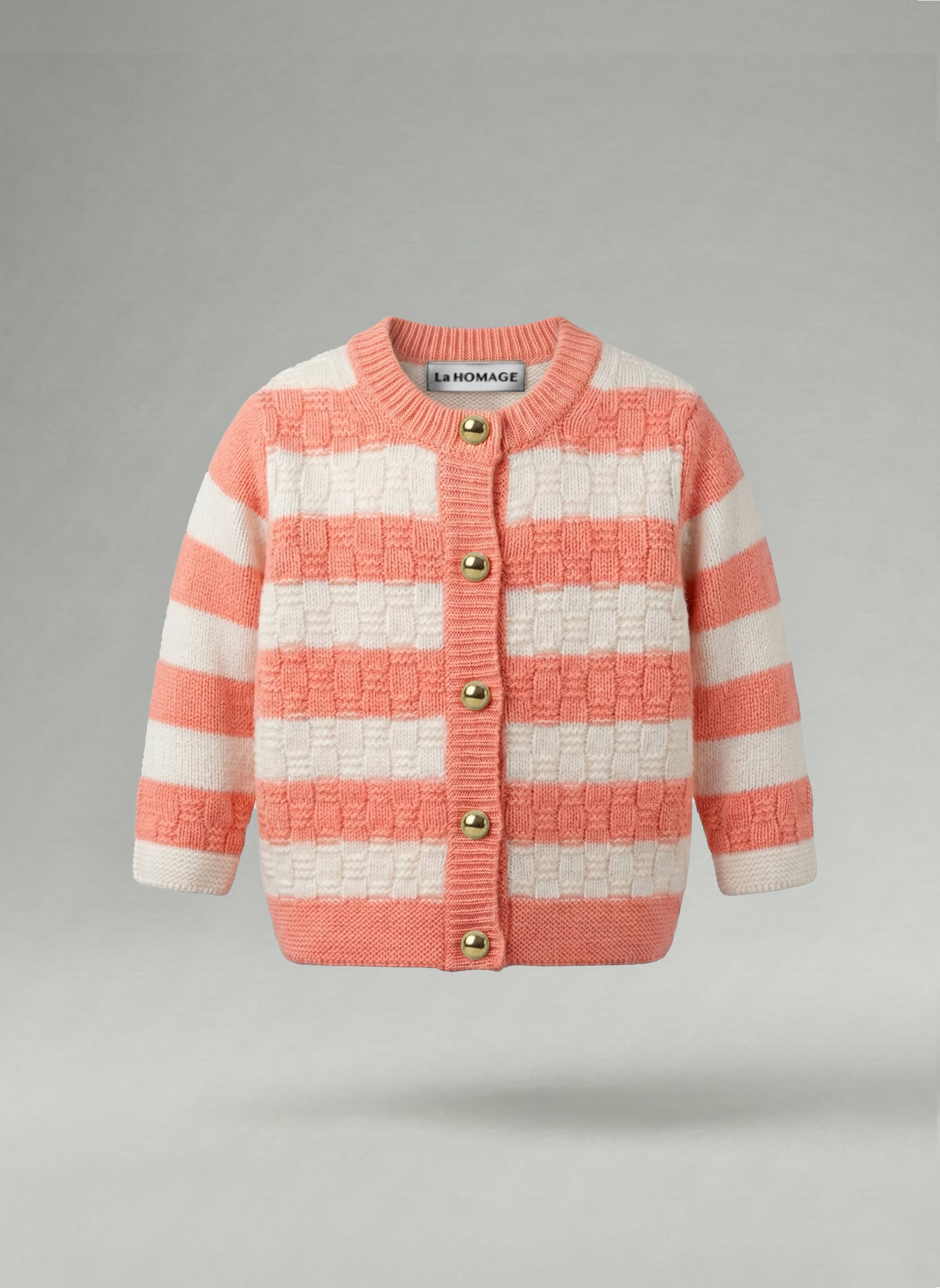 THE ASPEN CASHMERE CARDIGAN | NANTUCKET STRIPE