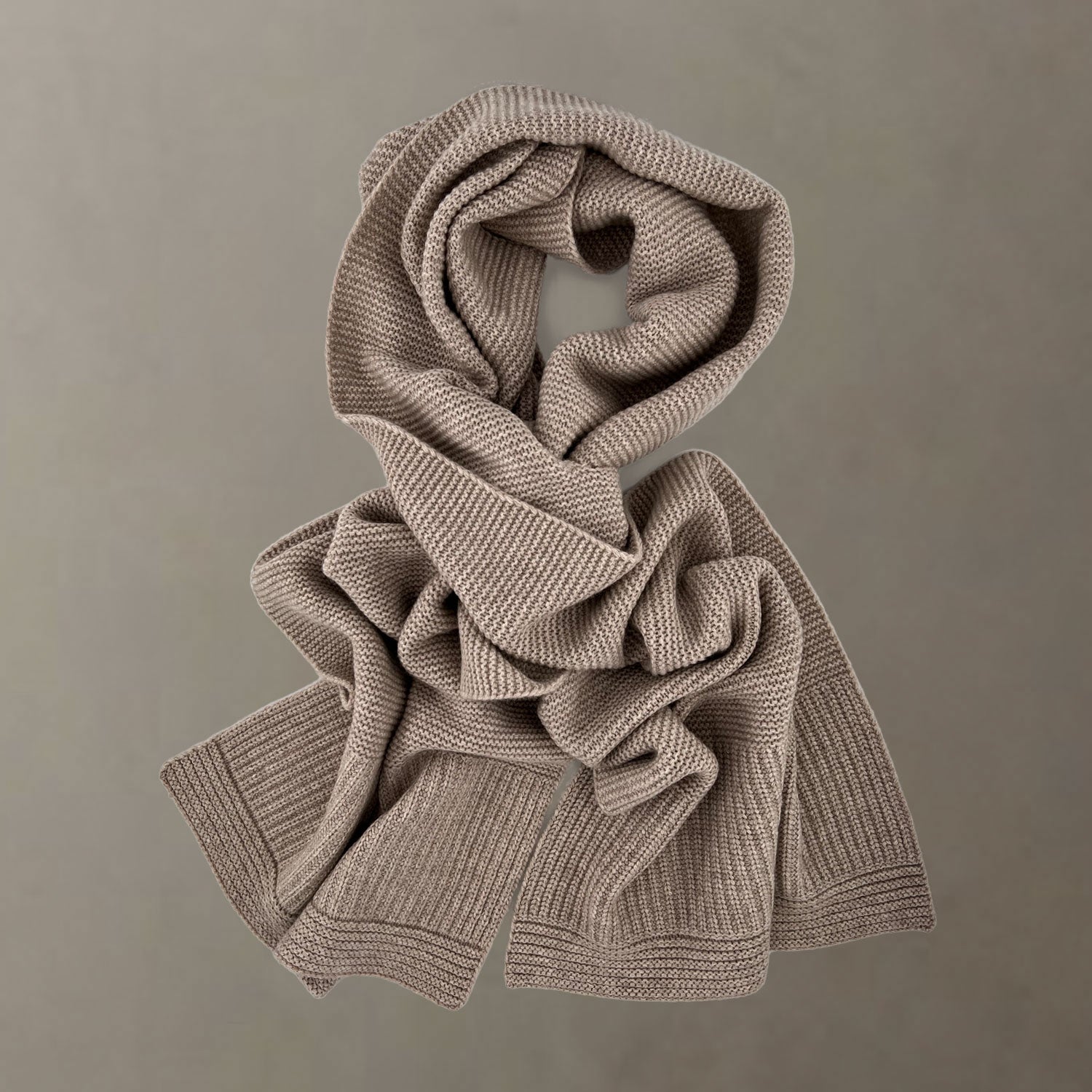 The Cocoon Cashmere Scarf | Heather Oatmeal