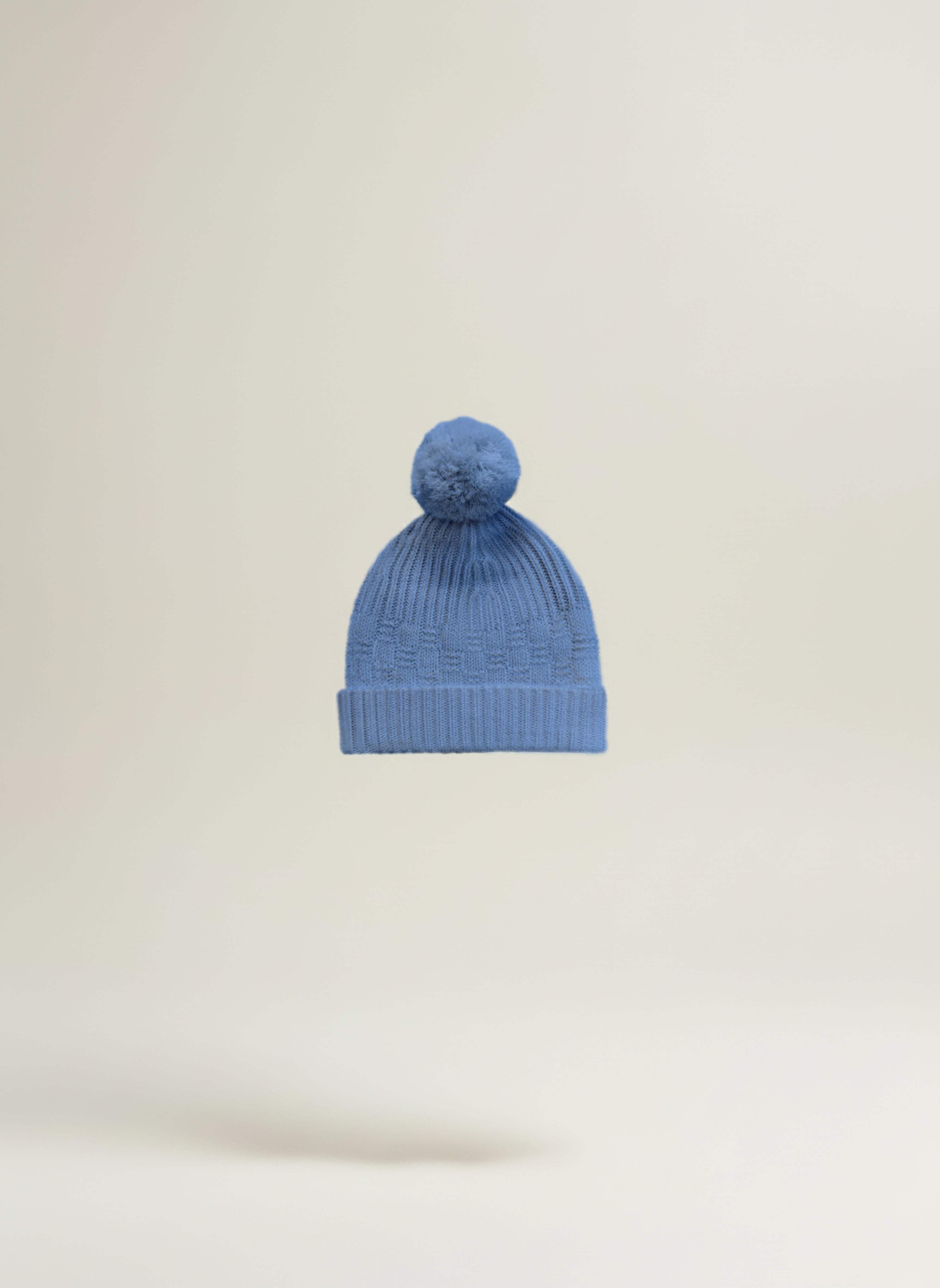 THE ASPEN CASHMERE BABY BEANIE | SKY BLUE