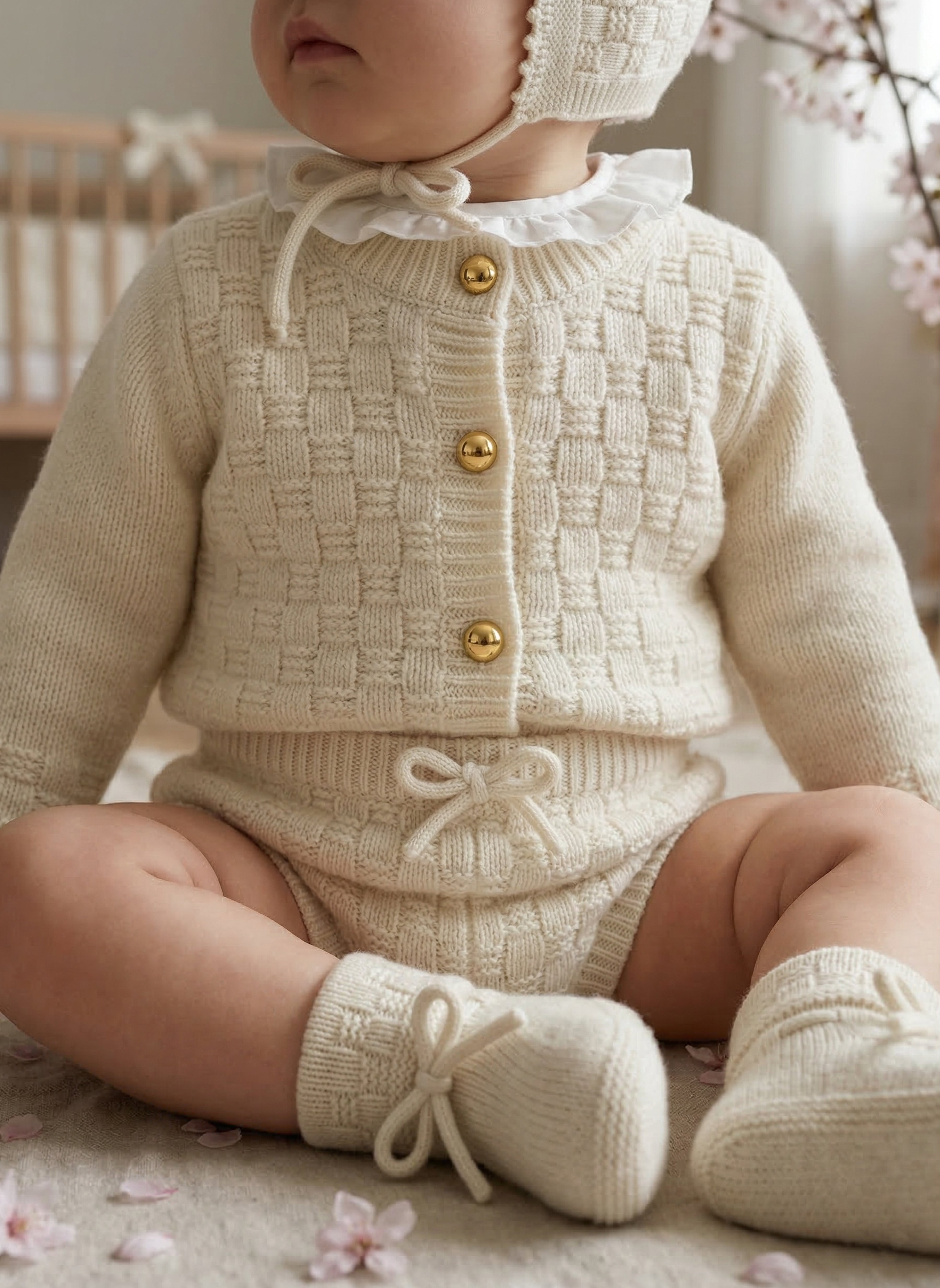 THE ASPEN CASHMERE BLOOMER | CREAM