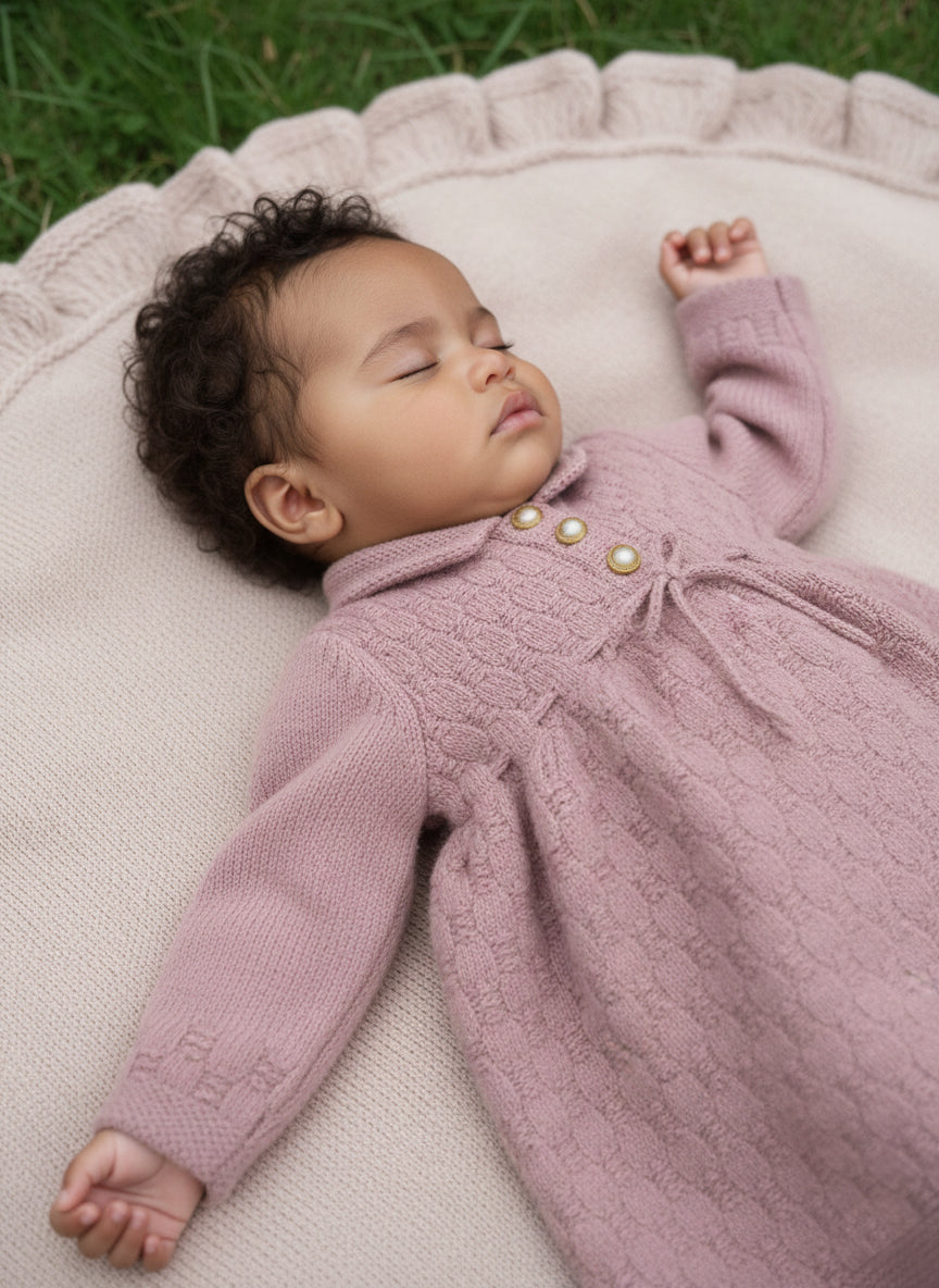 THE ASPEN CASHMERE DRESS | ROSE