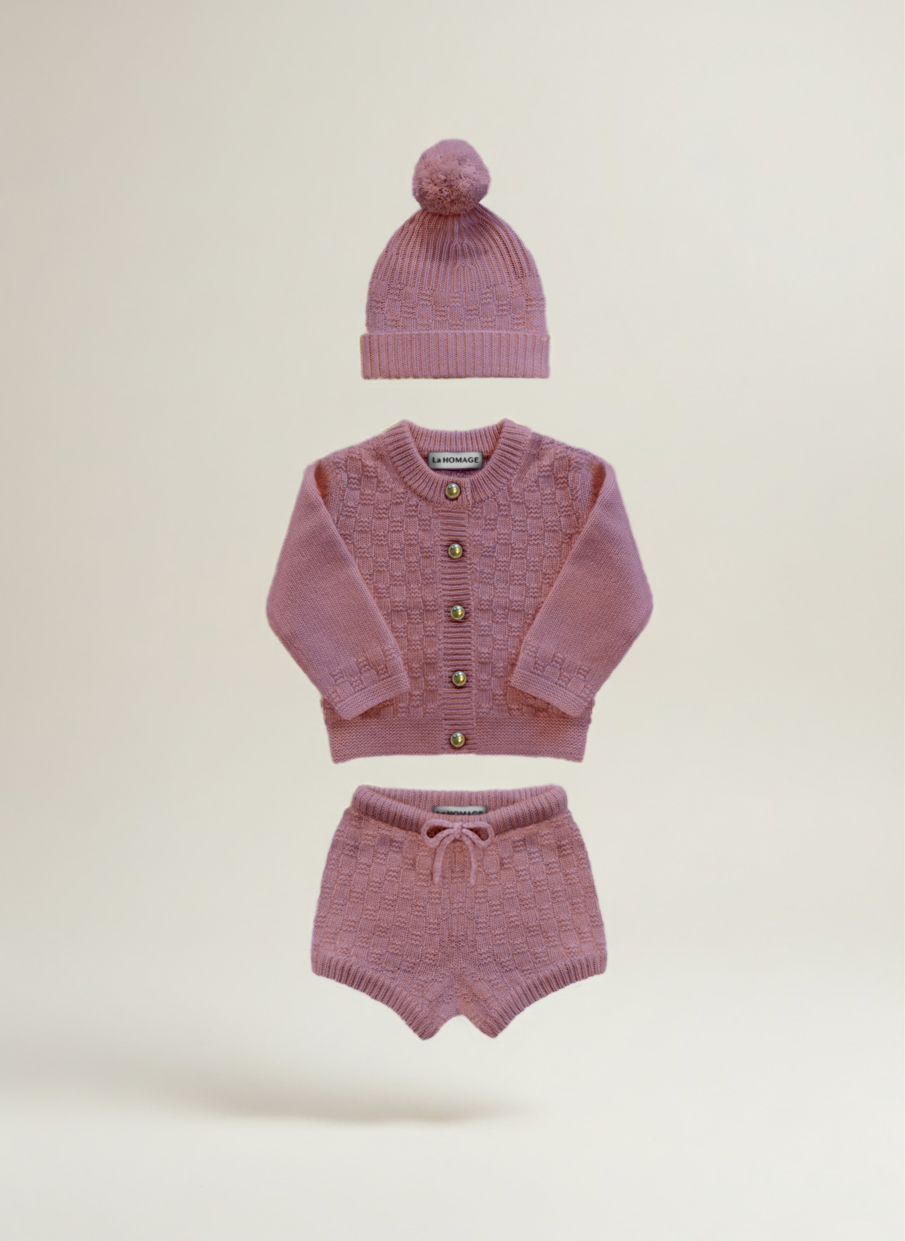 THE ASPEN CASHMERE BABY GIFT SET | ROSE