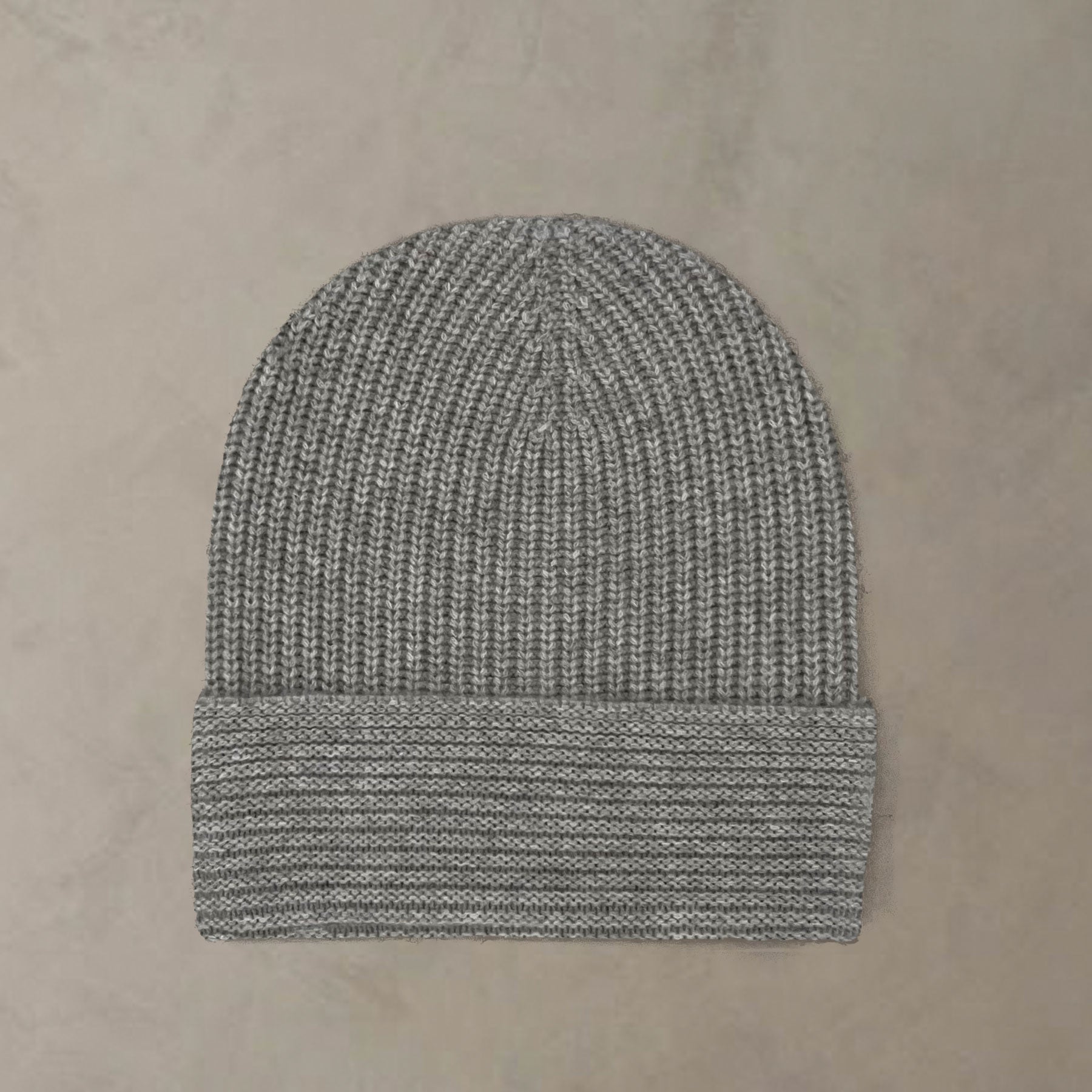 The Cocoon Cashmere Beanie | Heather Grey