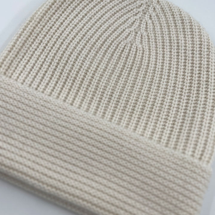 The Cocoon Cashmere Beanie | Cream