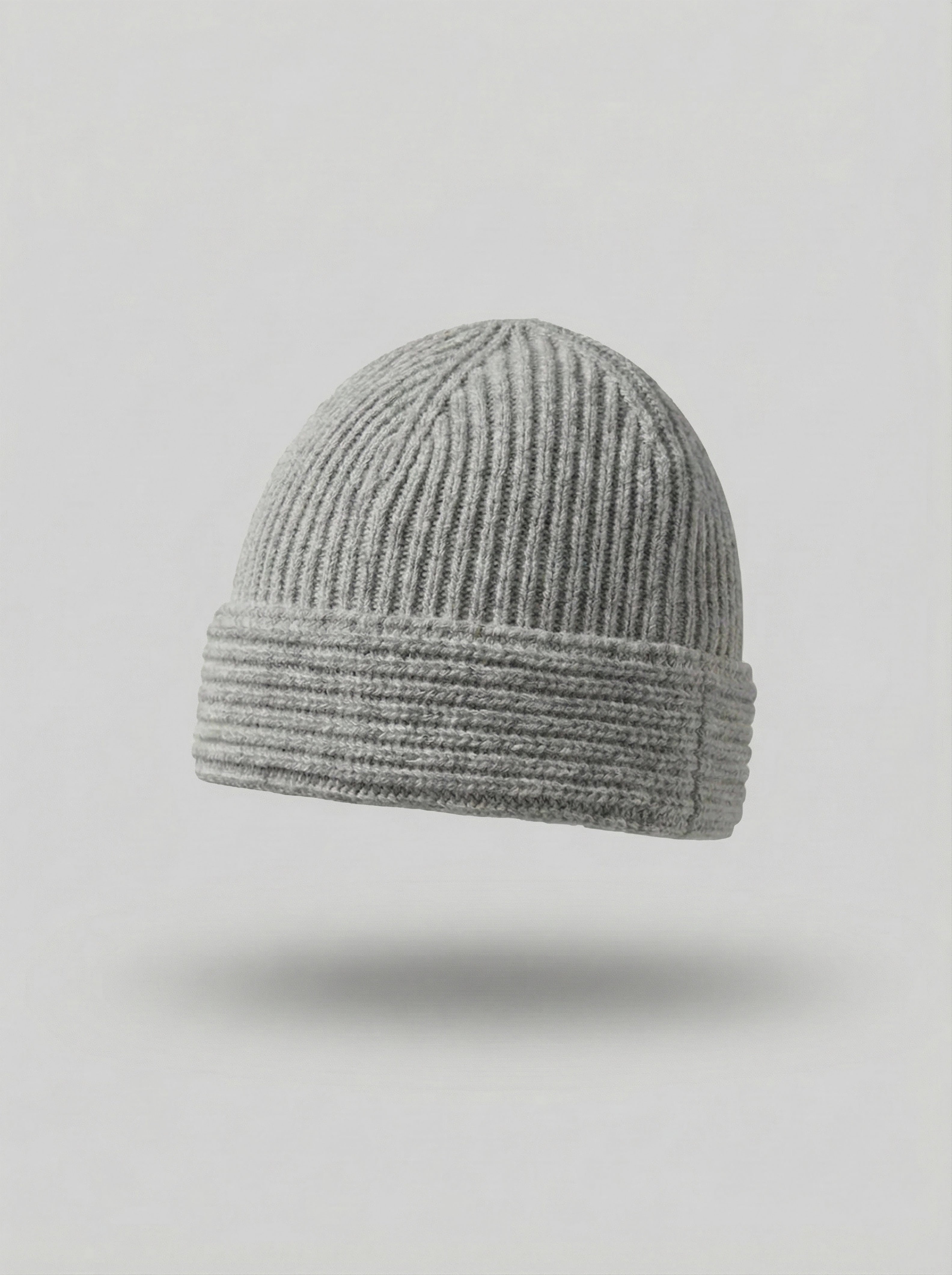 The Cocoon Cashmere Beanie | Heather Grey