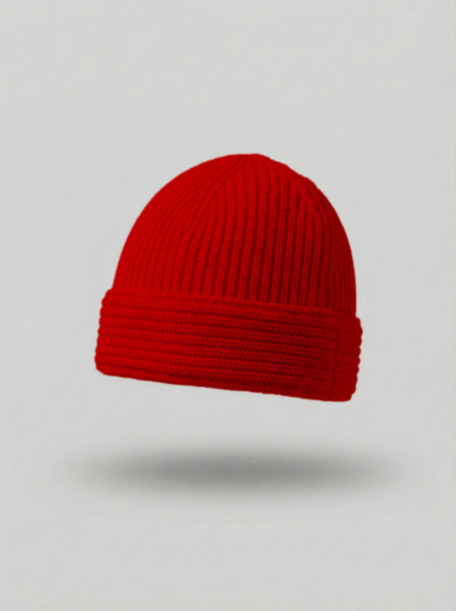 The Cocoon Cashmere Beanie | Tomato Red