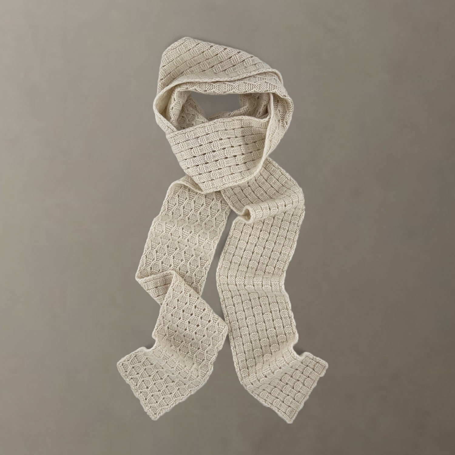 The Roll Cashmere Scarf | Cream