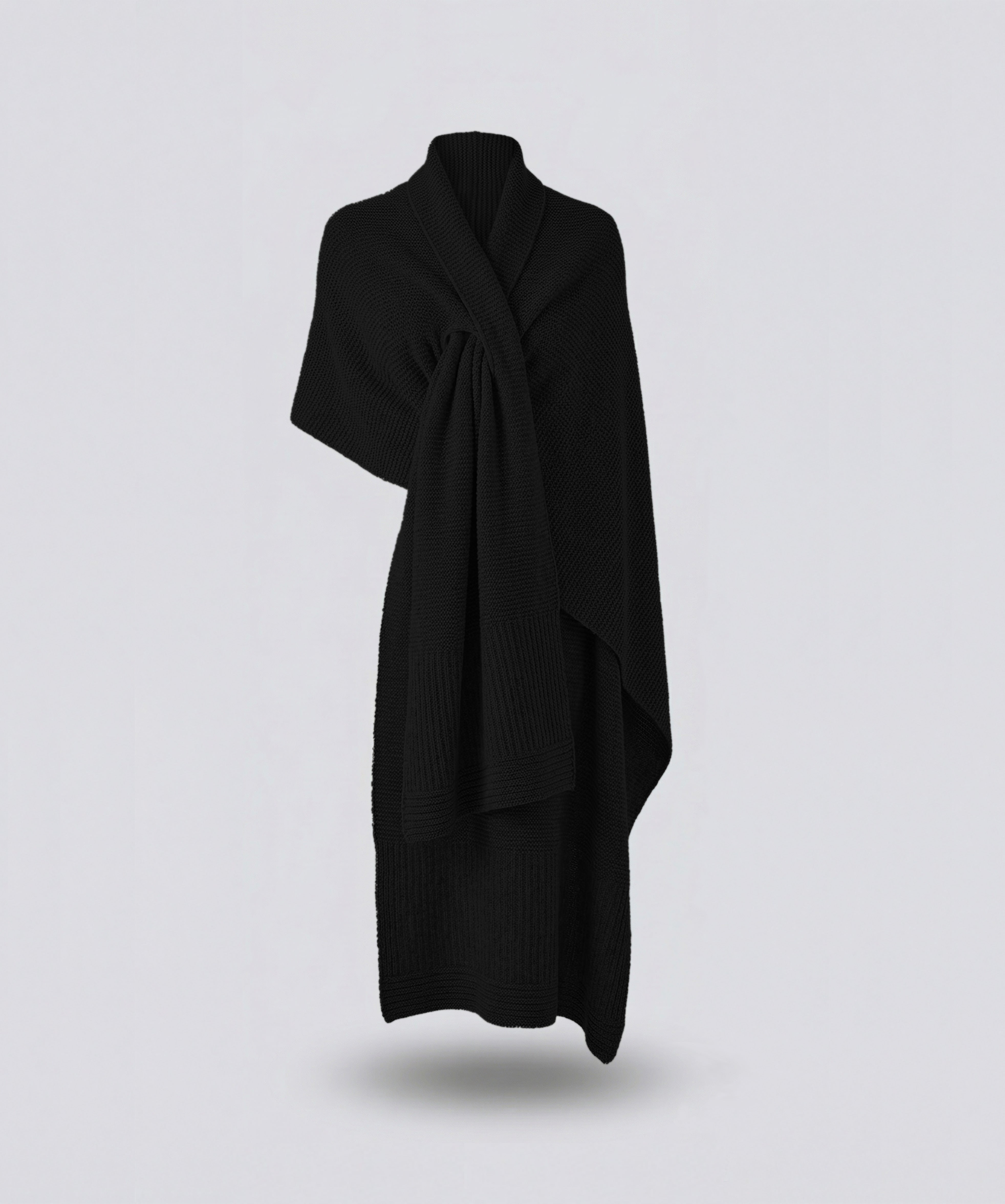 The Cocoon Cashmere Scarf | Black