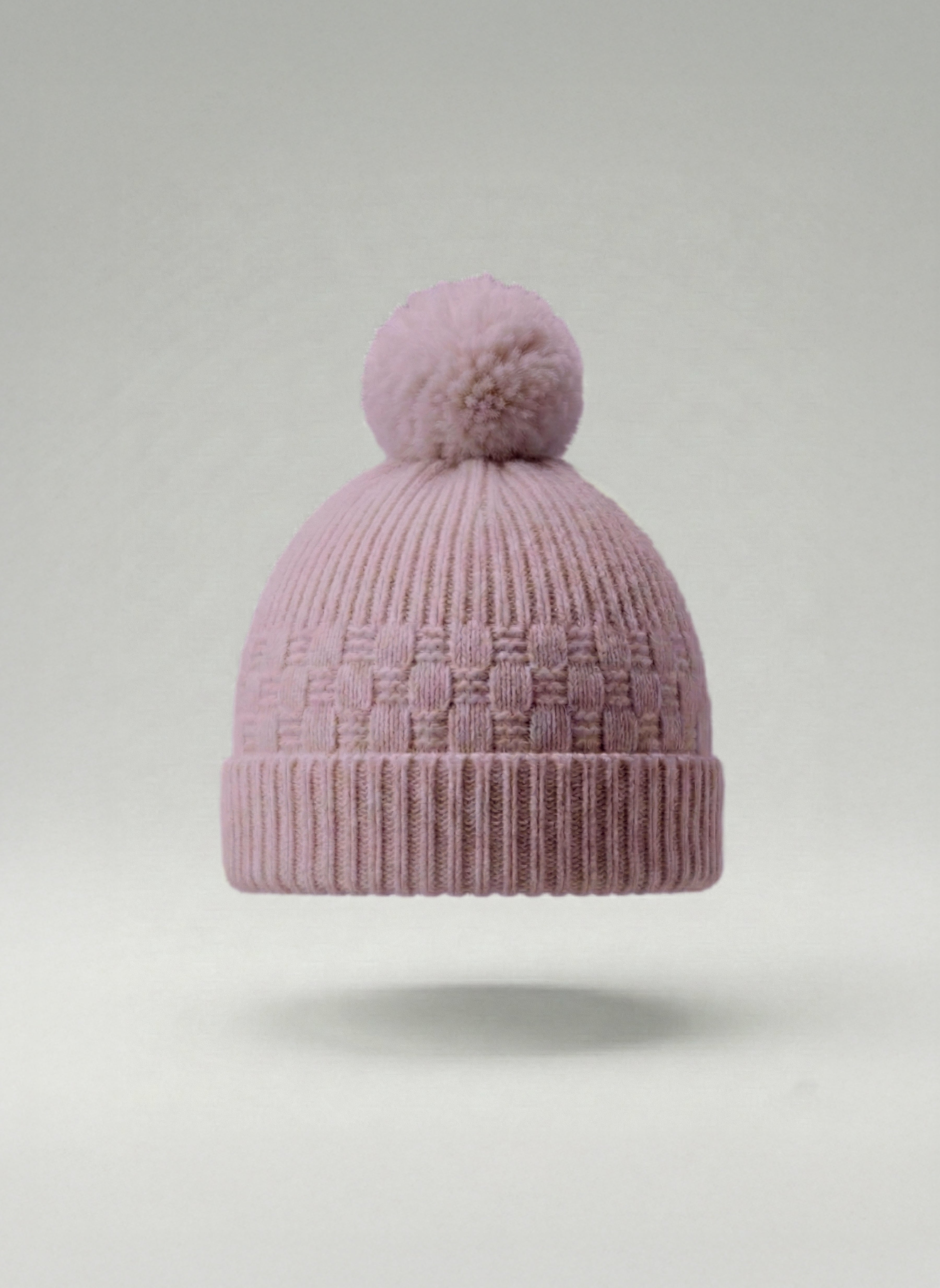 THE ASPEN CASHMERE BEANIE | ROSE