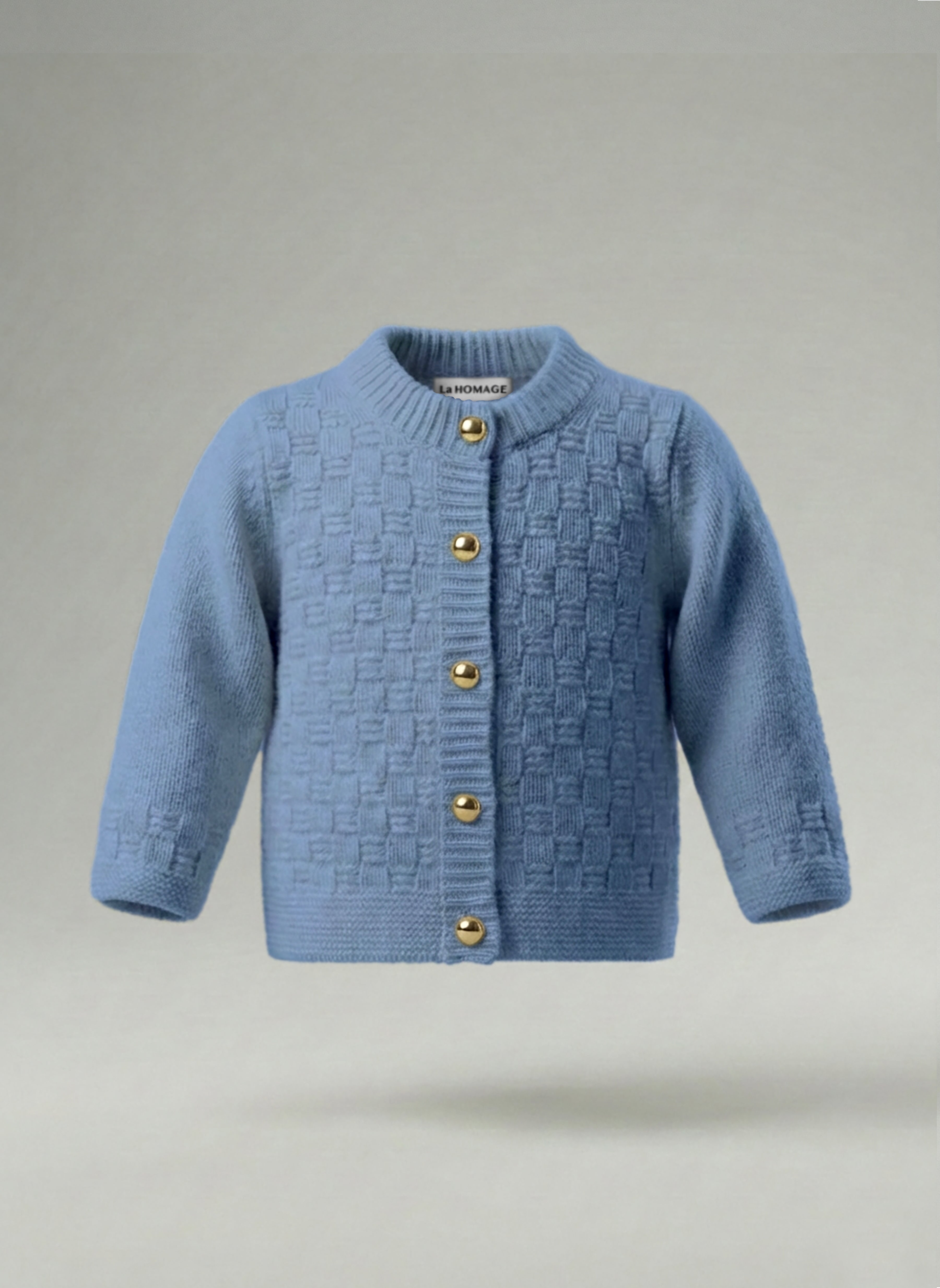 THE ASPEN CASHMERE CARDIGAN | SKY BLUE