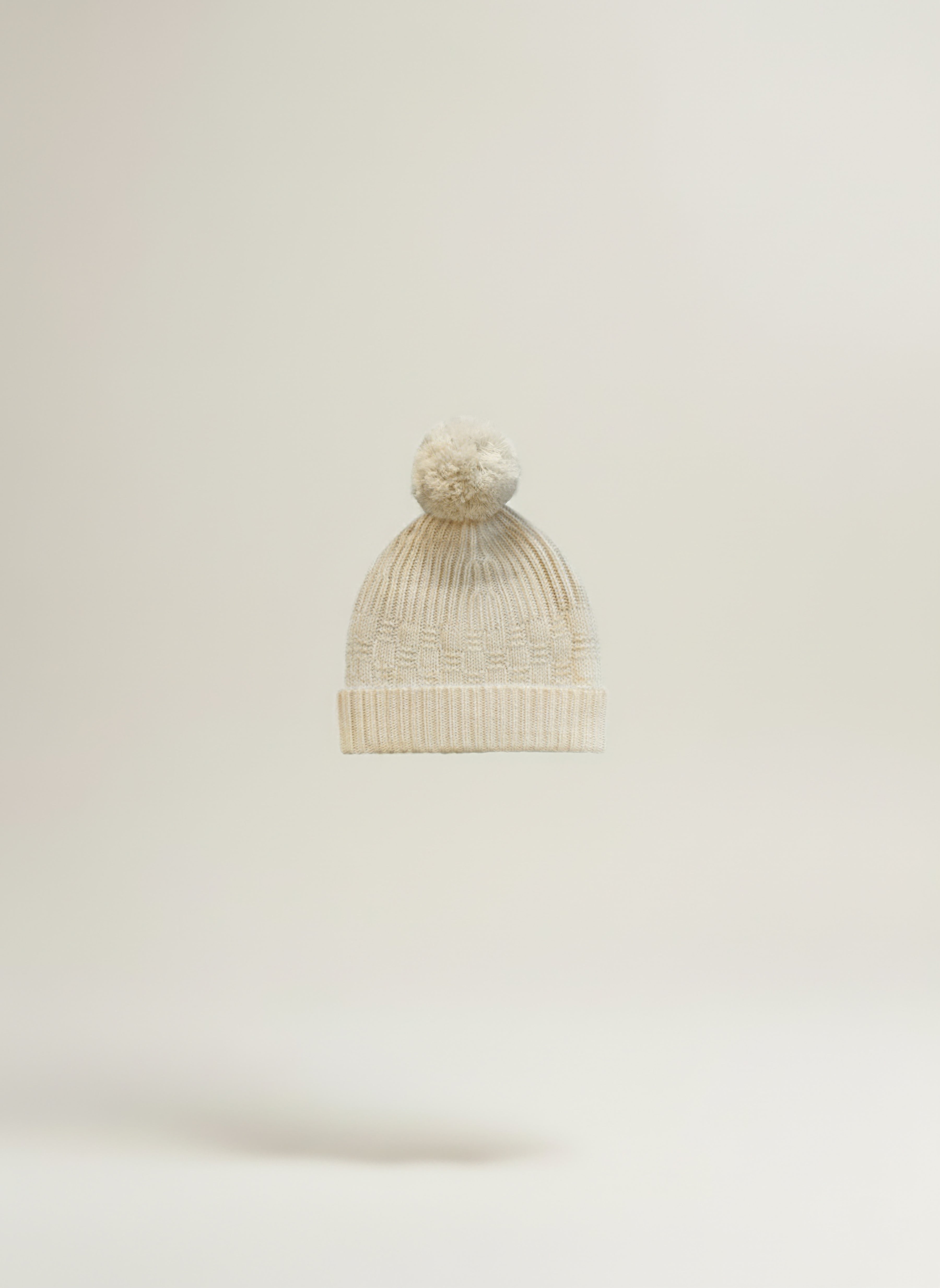 THE ASPEN CASHMERE BABY BEANIE | CREAM