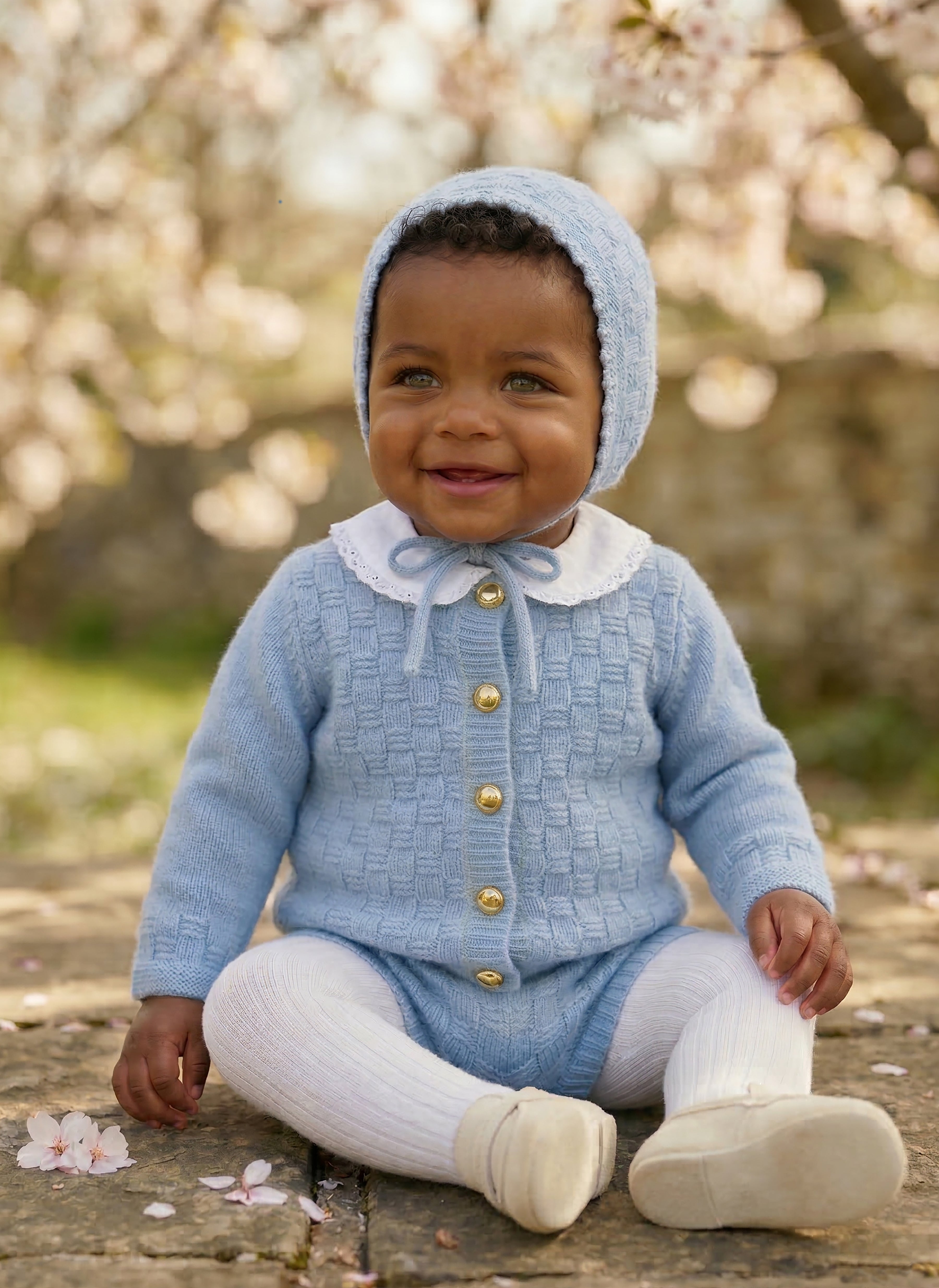 THE ASPEN CASHMERE BONNET | SKY