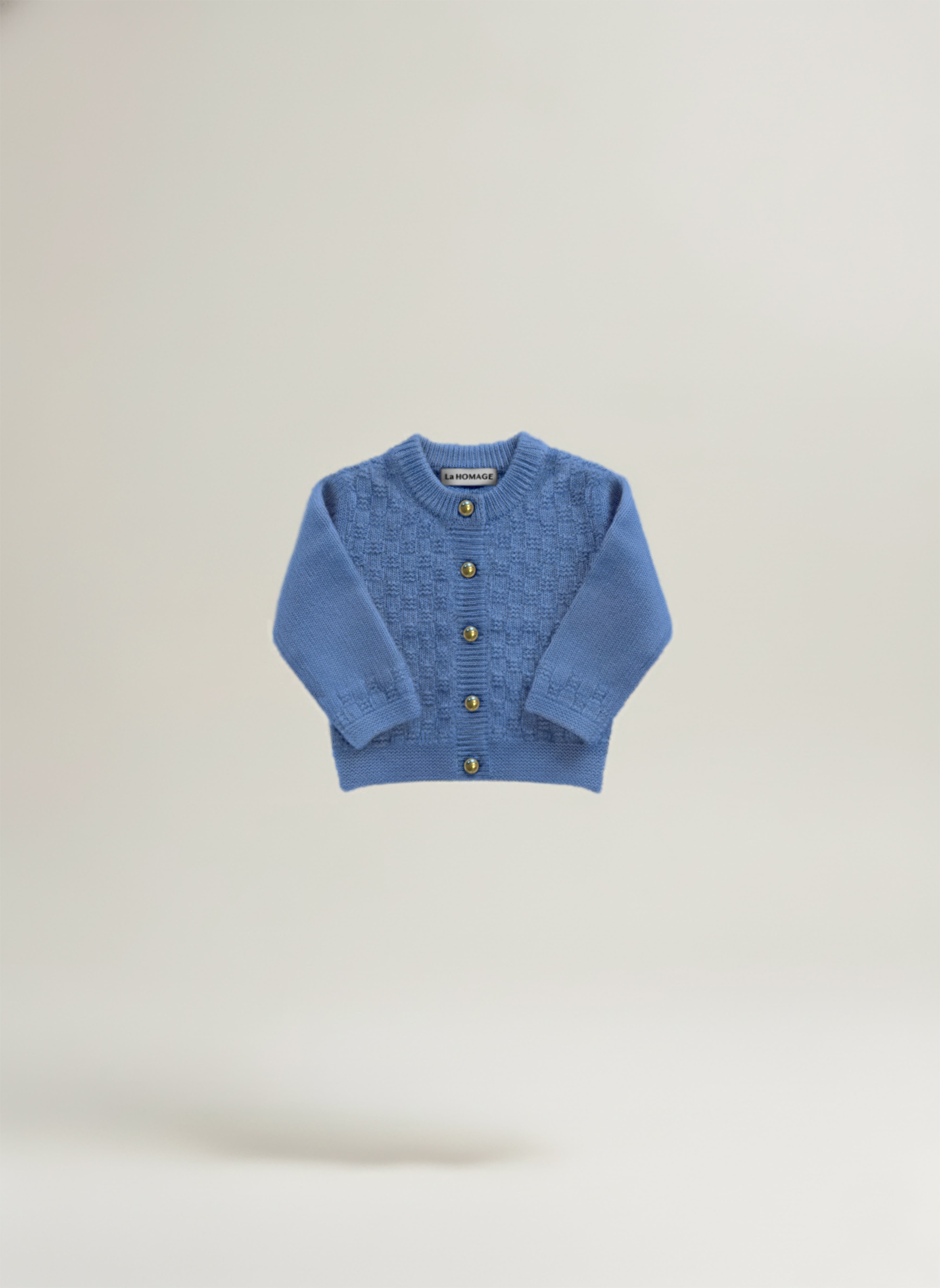 THE ASPEN CASHMERE BABY CARDIGAN | SKY BLUE