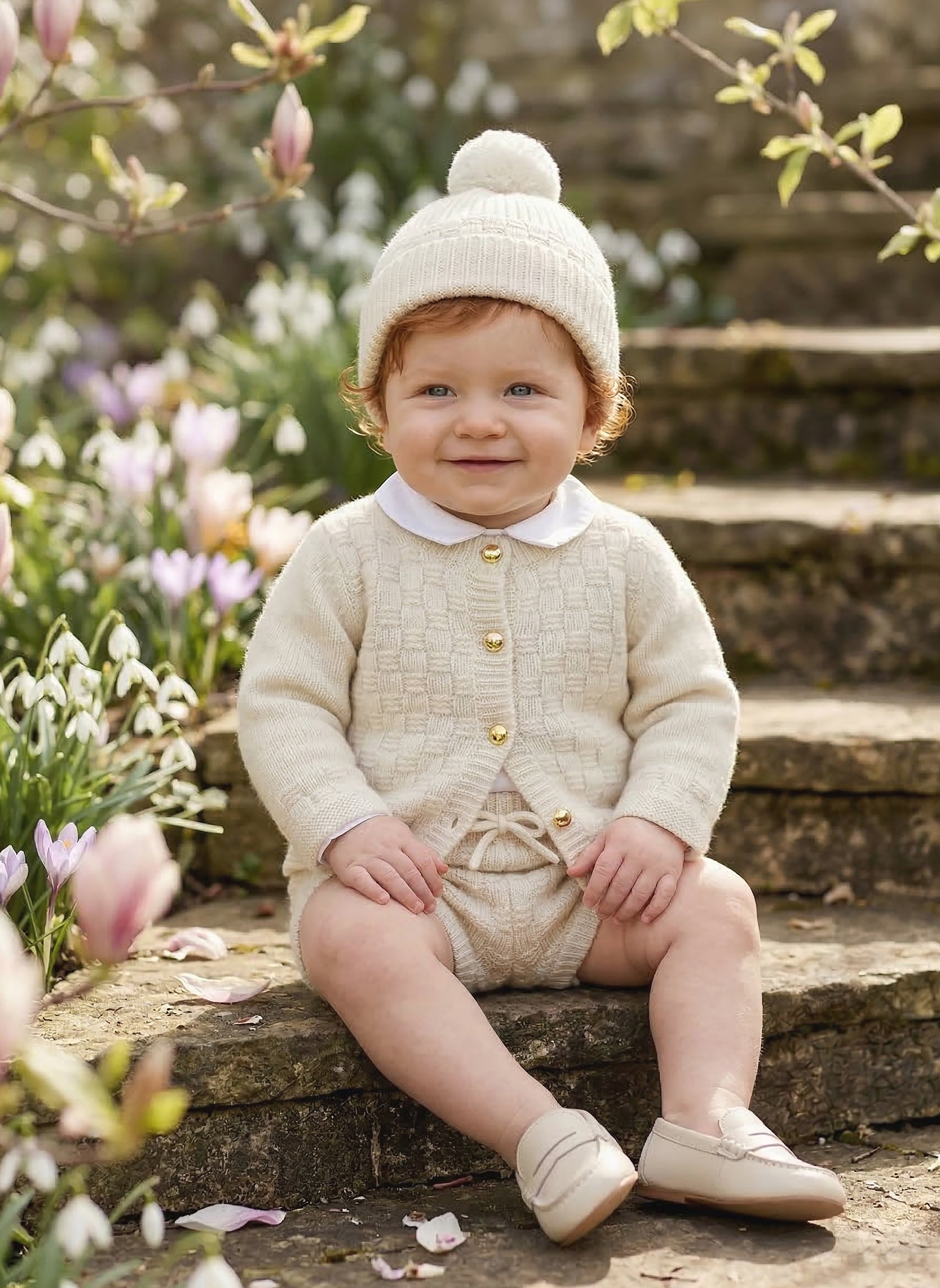 THE ASPEN CASHMERE BEANIE | CREAM