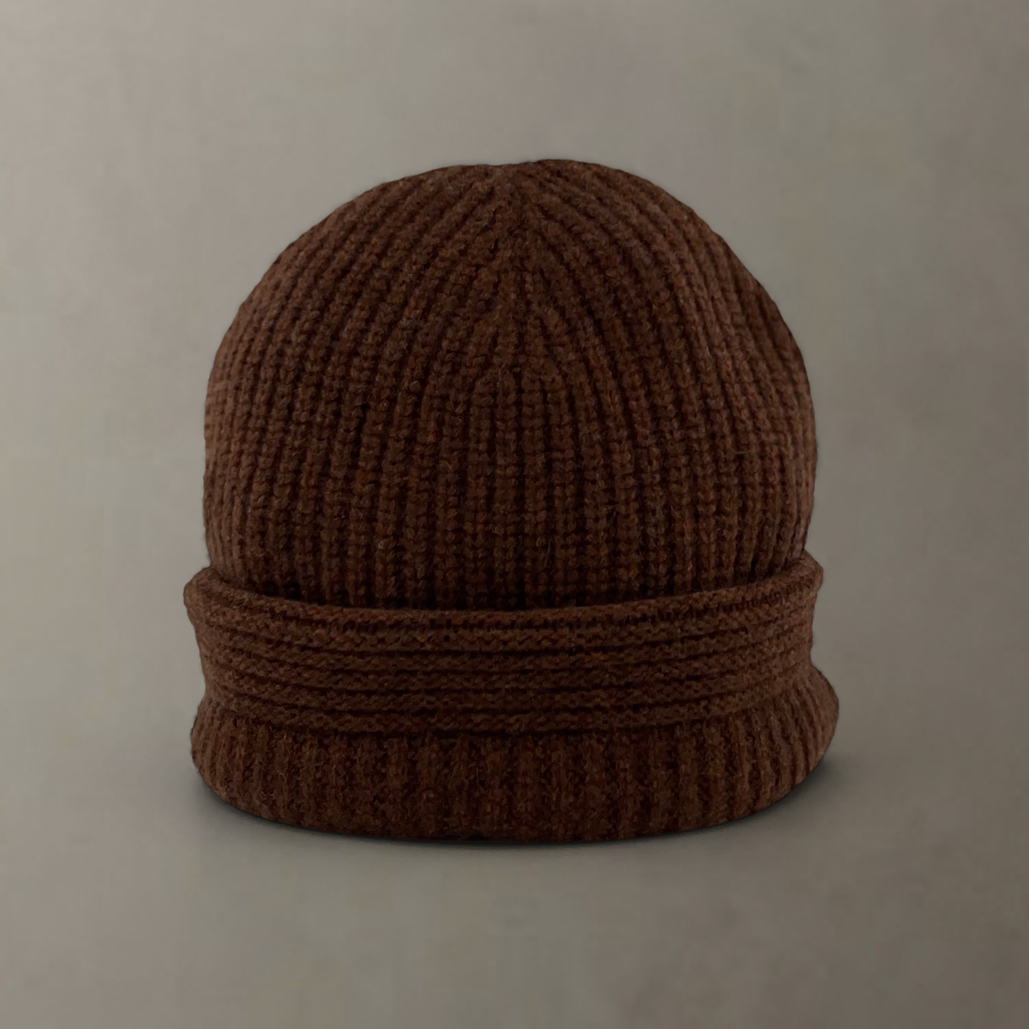 The Cocoon Cashmere Beanie | Heather Cocoa